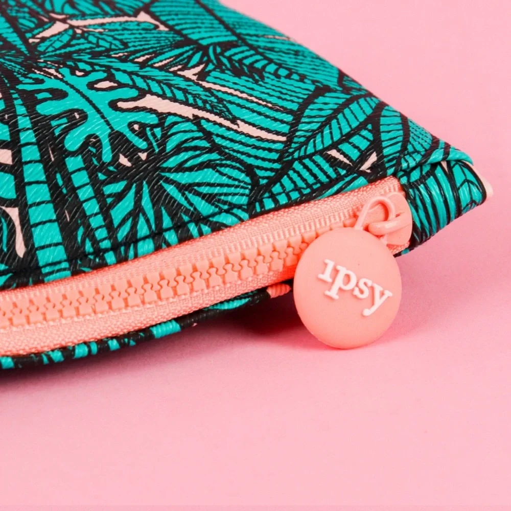 IPSY TROPICAL THEMED GLAM COSMETIC CLUTCH BAG